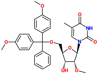 (image for) MC080626 5'-O-DMT-2'-O-methyl-5-methyluridine